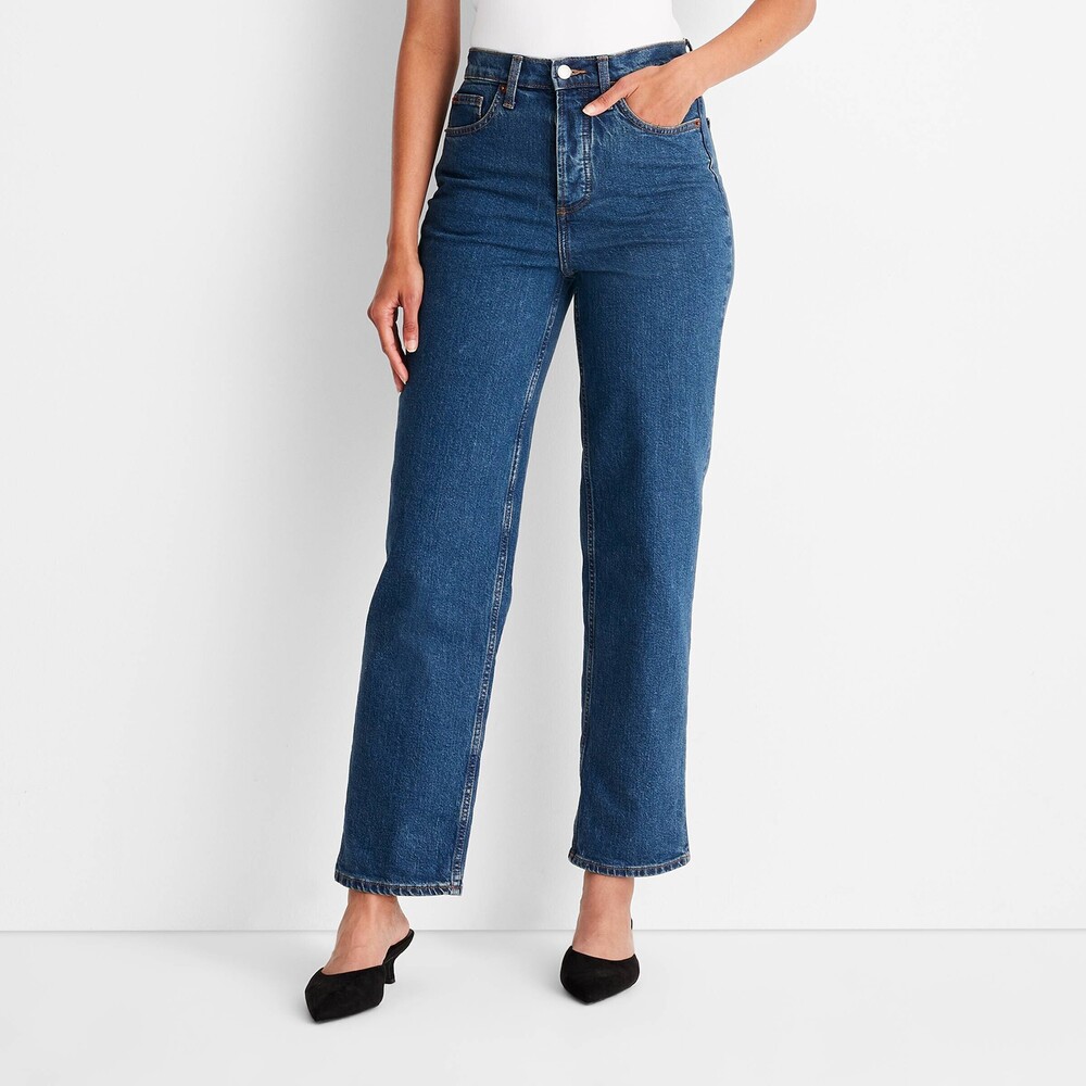 Universal Thread • Women’s Highest Rise Straight Leg Jeans•5 Pocket• NWT • SZ. 4